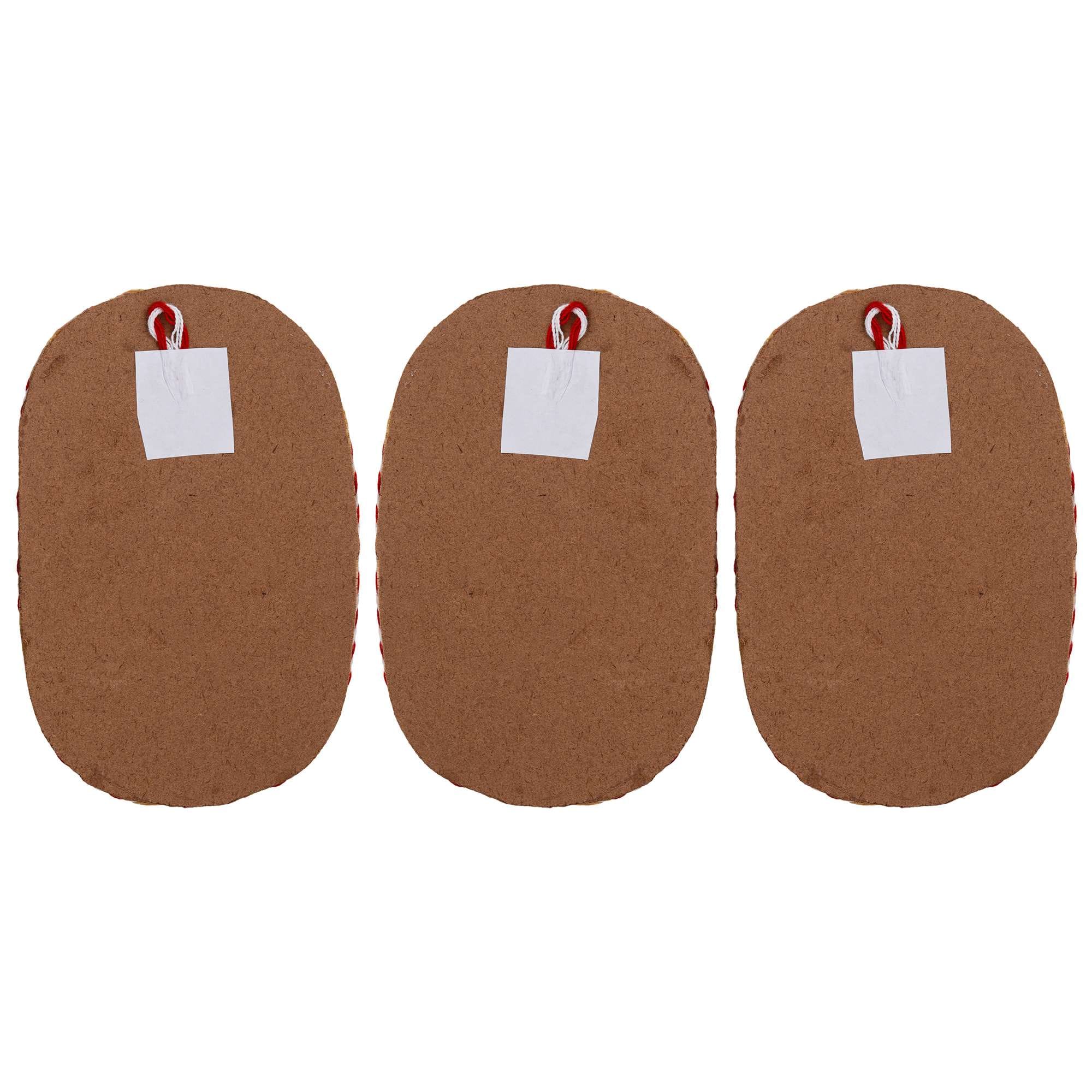 Bamboo Hand Crafted Wall Hangings Of The Trio Of Ganesh Ji, Laxmi Ji And Sarwasti Ji Painting For Home Decor - Image 4