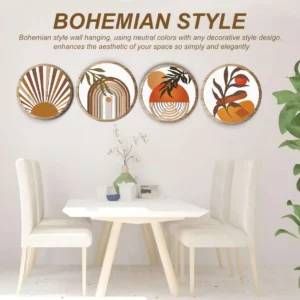 5 PCS Circle Wall Painting